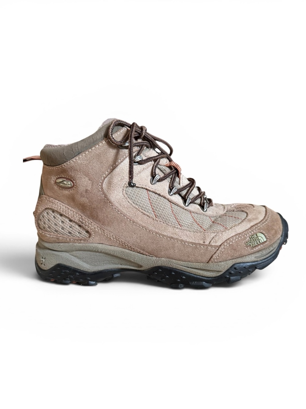 The North Face Primaloft 200g Insulated Waterproof Winter Hiking Boots Brown 6